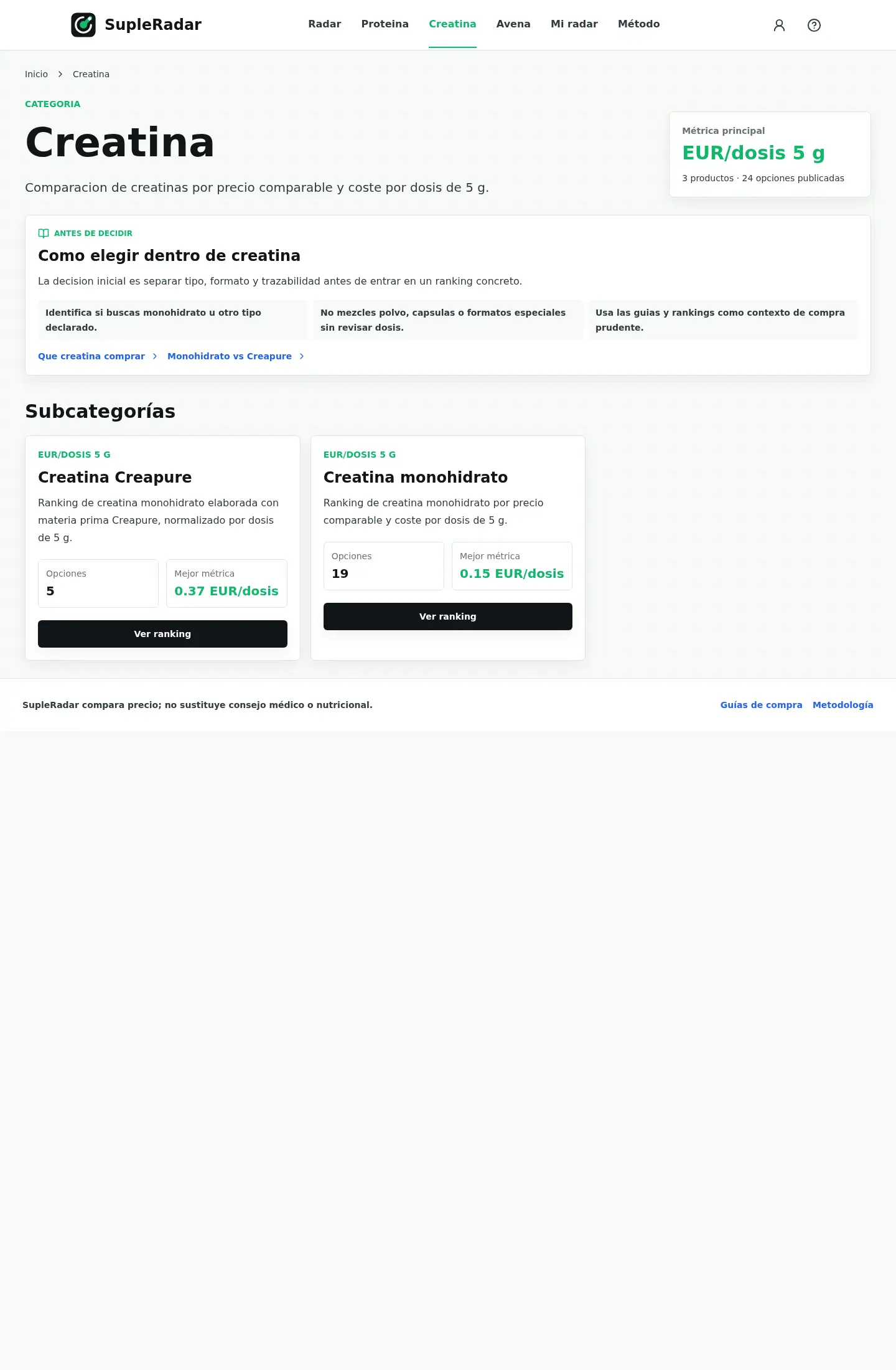 Categoria creatina desktop