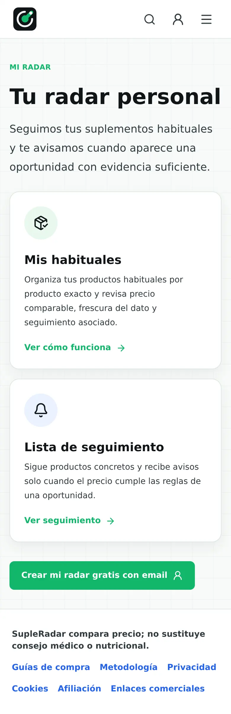 Mi Radar mobile